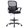 JONPONY Tall Drafting Office Chair,Desk Chair with Ergonomic Lumbar Support for Home, Office, Bedroom, for Adults,Gray