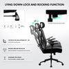 JONPONY Big and Tall Office Chair, 500lbs Desk Chair, Ergonomic Office Chair, Adjustable Lumbar Support, Headrest & 3D Armrest, Thickened Cushion has a Spring Pack in The Middle,Black