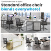 JONPONY Big and Tall Office Chair Ergonomic Office Chair with Lumbar Support, Adjustable height ,8 Hours Heavy Duty Design,Black