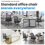 JONPONY Big and Tall Office Chair Ergonomic Office Chair with Lumbar Support, Adjustable height ,8 Hours Heavy Duty Design,Black
