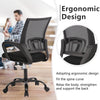 JONPONY Big and Tall Office Chair Ergonomic Office Chair with Lumbar Support, Adjustable height ,8 Hours Heavy Duty Design,Black