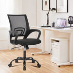 JONPONY Big and Tall Office Chair Ergonomic Office Chair with Lumbar Support, Adjustable height ,8 Hours Heavy Duty Design,Black