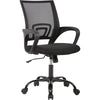 JONPONY Big and Tall Office Chair Ergonomic Office Chair with Lumbar Support, Adjustable height ,8 Hours Heavy Duty Design,Black