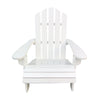 JONPONY Children Outsunny Wooden Adirondack Chair, Ergonomic Design Patio Lawn Chair for Outside Deck Garden Backyard Balcony