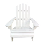 JONPONY Children Outsunny Wooden Adirondack Chair, Ergonomic Design Patio Lawn Chair for Outside Deck Garden Backyard Balcony
