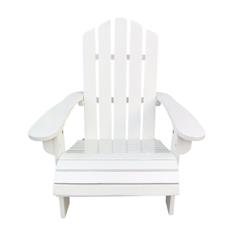 JONPONY Children Outsunny Wooden Adirondack Chair, Ergonomic Design Patio Lawn Chair for Outside Deck Garden Backyard Balcony