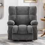 JONPONY Power Lift Recliner Chair Recliners for Elderly with Heat and Massage Recliner Chair for Living Room with Infinite Position and Side Pocket,USB Charge Port,Grey