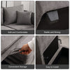 JONPONY Storage Ottoman for Modular Sectional Sofa