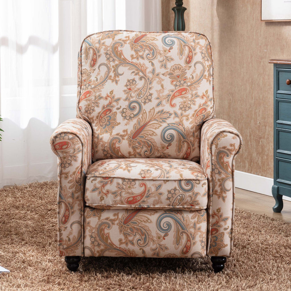 JONPONY Manual Recliner,Flower