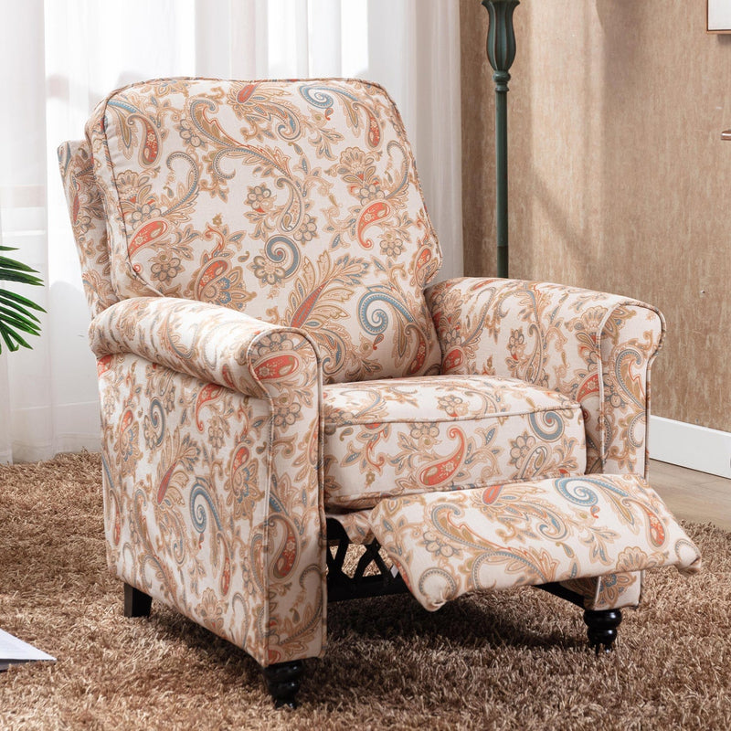 JONPONY Manual Recliner,Flower