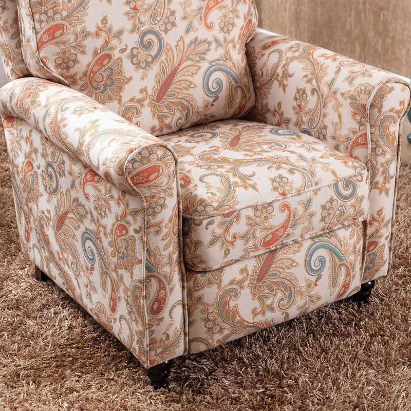 JONPONY Manual Recliner,Flower