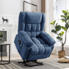 JONPONY Power Lift Recliner Chair Recliners for Elderly with Heat and Massage Recliner Chair for Living Room with Infinite Position and Side Pocket,USB Charge Port,Brown