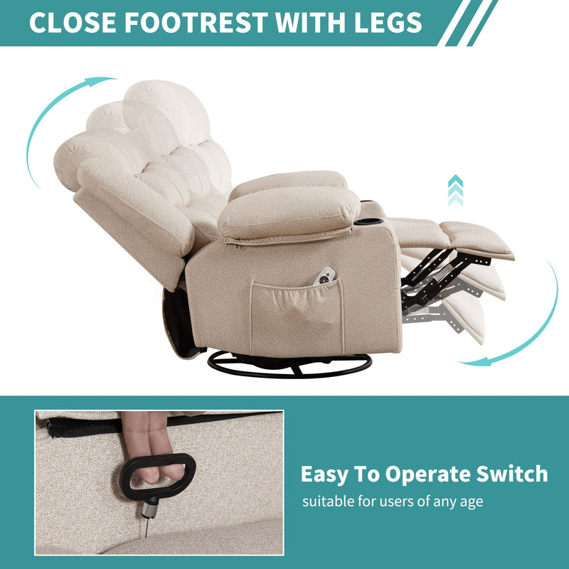 JONPONY Upholstered Recliner