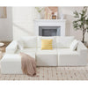 JONPONY 103" Modular Sectional Sofa, L Shaped Cloud Sectional Couch with Deep Seats, Modern Boneless Couch with Chaise, No Assembly Foam Couches, Upholstered Couches for Living Room & Bedroom