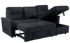 JONPONY Sleeper Sofa, Sofa Bed- 2 in 1 Pull Out Couch Bed with Storage Chaise for Living Room, Sofa Sleeper with Pull Out Bed,