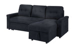 JONPONY Sleeper Sofa, Sofa Bed- 2 in 1 Pull Out Couch Bed with Storage Chaise for Living Room, Sofa Sleeper with Pull Out Bed,