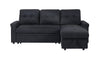 JONPONY Sleeper Sofa, Sofa Bed- 2 in 1 Pull Out Couch Bed with Storage Chaise for Living Room, Sofa Sleeper with Pull Out Bed,