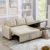 JONPONY Sleeper Sofa, Sofa Bed- 2 in 1 Pull Out Couch Bed with Storage Chaise for Living Room, Sofa Sleeper with Pull Out Bed,