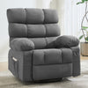 JONPONY Swivel Rocker Recliner Chair, Ergonomic Lounge Chair for Living Room,Small Spaces with Rocking Function,360° Swivel,Side Pocket