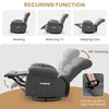 JONPONY Swivel Rocker Recliner Chair, Ergonomic Lounge Chair for Living Room,Small Spaces with Rocking Function,360° Swivel,Side Pocket