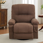 Power Swivel Rocker Recliner Chair with USB Port, 270¡ãElectric Swivel Recliner Chairs for Adults, Overstuffed Rocking Reclining Chair for Living Room,Bedroom, Nursery